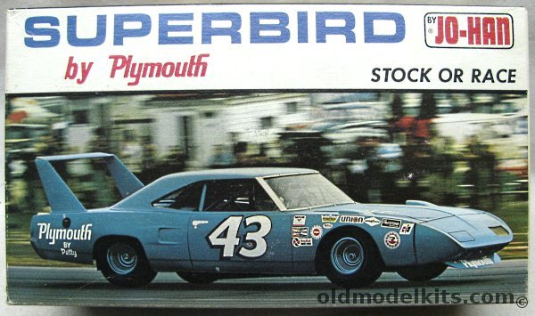 Jo-Han 1/25 Plymouth Superbird - Stock or Racing Versions, GC-1470 plastic model kit